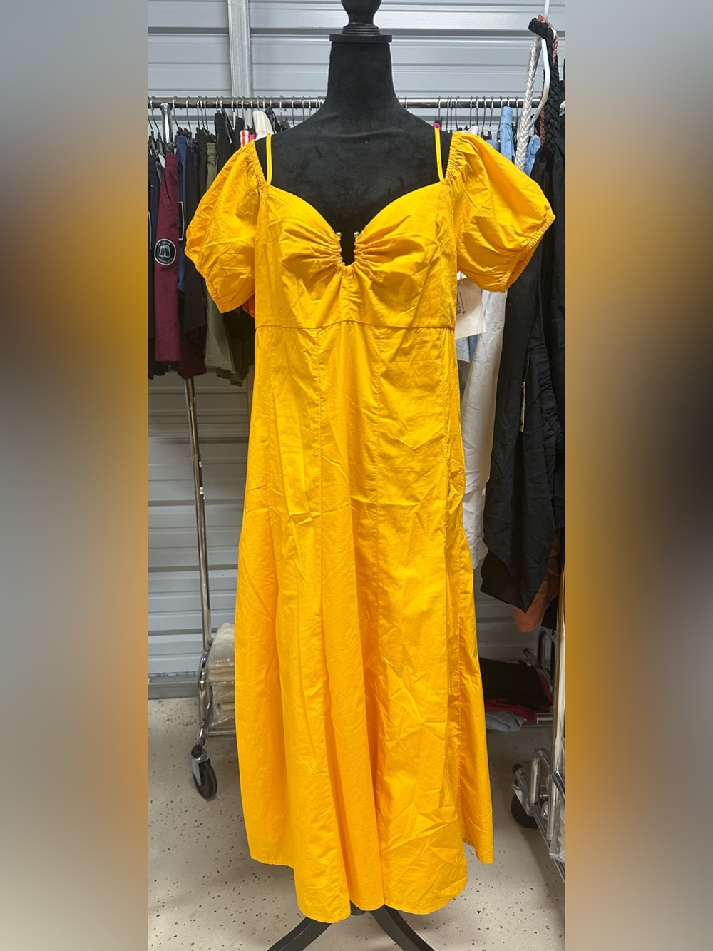 NWT INC BRAIDED NECK MAXI DRESS